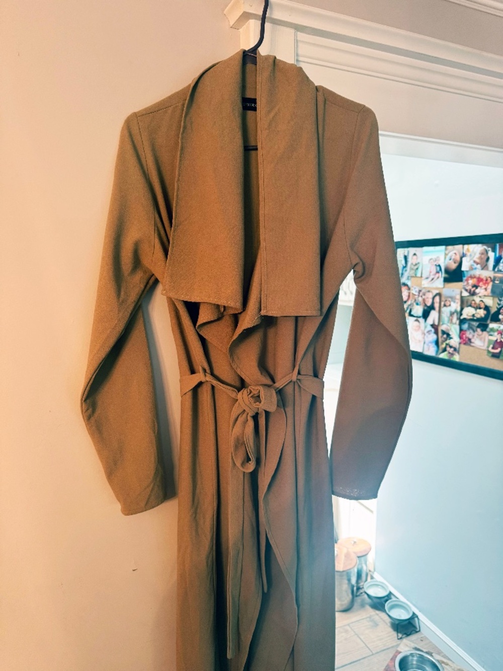 Naked Wardrobe Tan Duster Jacket
